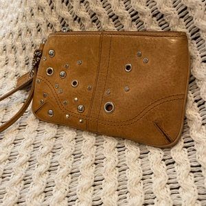 Authentic! Vintage Coach Leather Wristlet/Wallet
